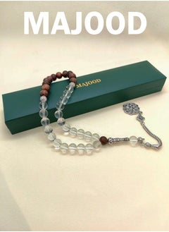 Buy Original Design/33 Rosewood And Crystal Prayer Beads /Tasbih/10mm in Saudi Arabia