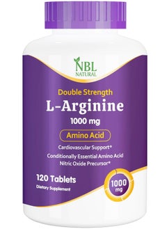 اشتري L-Arginine 1,000 mg, Nitric Oxide Precursor*, Amino Acid, 120 Tablets في الامارات