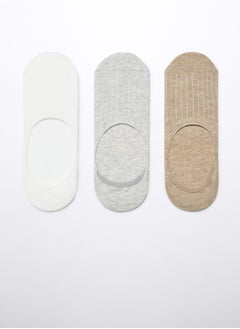 اشتري 3 Pack No Show Socks في الامارات