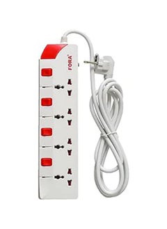 Buy Fora147 Power Strip 4 Triple Output 3 M 220vwhite in Egypt