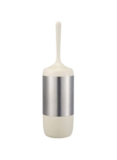 Buy Premium acrylic bathroom toilet brush and holder, toilet brush with stainless steel long handle ,beige in Egypt