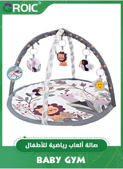 Buy Baby Gym and Infant Play Mat, Stage-Based Sensory and Motor Skill Development Language Discovery Activity Play Gym, Baby Play Mats for Floor in UAE