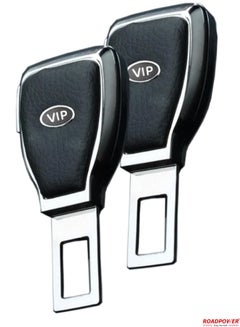 اشتري Car Safety Seat Belt Buckle Alarm Stopper Silencer Clip Clamp Universal 2 Pcs في الامارات