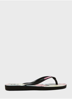 Buy Slim Floral Flip Flops in UAE