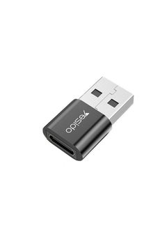 Buy Yesido GS09 USB Adapter Super Fast Charging And Data Transfer - Black in Egypt