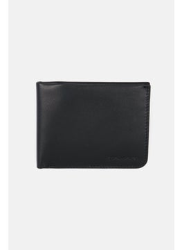 اشتري Men Plain Bi Fold Wallet 12 L x 9 H x 1 W cm, Black في الامارات