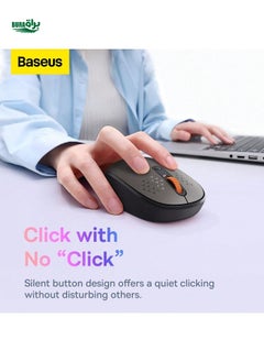 اشتري BASEUS Women Tablet Computer Bluetooth اللاسلكي ماوس شحن مضيئة 2.4G USB الماوس اللاسلكي الماوس المحمول في الامارات