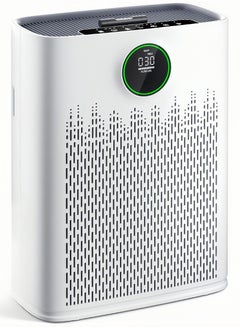 AIRTOK AP2301 Air Purifier – Up To 1300 Ft², PM2.5 Sensor, HEPA Sleep Mode, Aromatherapy, Auto Mode, For Allergies, Pet Hair, Pollen, Black