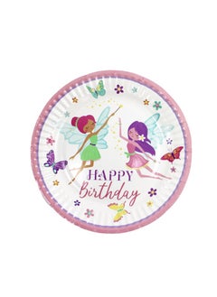 Buy Paper Plate Princess Happy Birthday Design, 9inch, 6pcs Make Every Bite a Royal Celebration in UAE