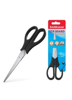 Buy Scissors EasyCut, 17 cm, black (blister 1 pcs) in UAE