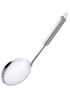 Buy Stainless Steel Skimmer Slotted Spoon Strainer Ladle- Silver in UAE