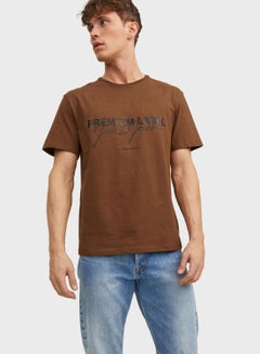 اشتري Slogan Crew Neck T-Shirt في السعودية