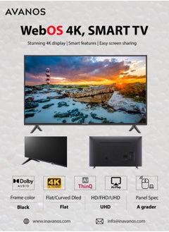 Buy 55-Inch Smart LED WebOS TV, 4K UHDR, Air Play, Dolby Audio, Magic Remote in UAE