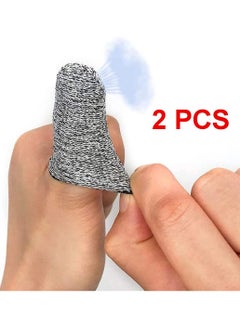 Buy 2 PCS Finger Cots Finger Cut Resistant Finger Protectors For Kitchen, Work, Sculpture, Anti-Slip in Egypt