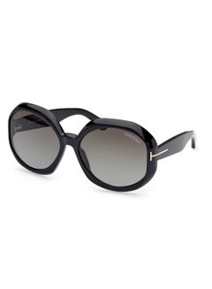Buy Women's UV Protection Asymmetrical Sunglasses - FT101101B62 - Lens Size: 62 Mm in UAE