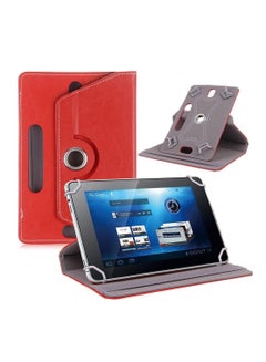 Buy 10 Inch Universal Tablet Case 360 Degree Rotation Red in UAE