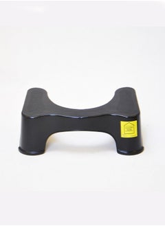 Buy Bathroom Toilet Stool Black 54.3x33.3x19.2cm in Saudi Arabia