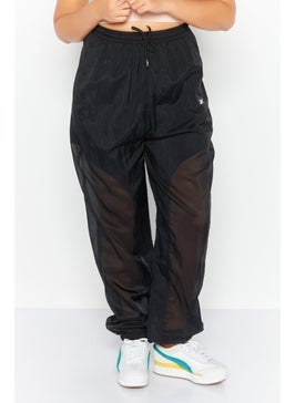 اشتري Women Sportswear Fit Outdoor Track Pants, Black في الامارات