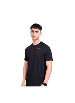 Buy LINING ROUND NECK-T SHIRT- (BLACK) (ATST995-1-XL) in UAE