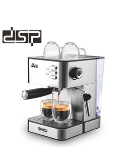 Buy Household Small Espresso Semi-automatic Steam Coffee Machine Milk Frother in Saudi Arabia