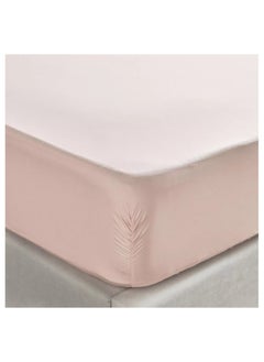 اشتري Eternity Cotton Percale 325 Thread Count Full Fitted Sheet - 120x200 cm في السعودية