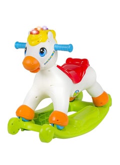 اشتري Kids Ride-On 3-In-1 Rocking Riding Pony For 3 Years + في الامارات