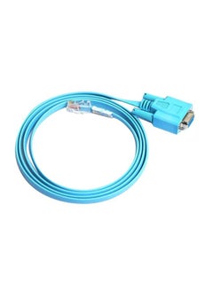 Buy RJ45 To RS232 Cable Converter Blue in Saudi Arabia