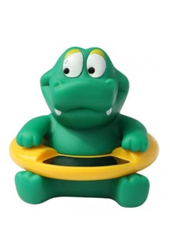Buy Baby Infant Bath Tub Thermometer Cute Animal Water Temperature Tester Bathing Toy green crocodile in UAE