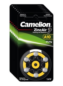 Buy Camelion Zinc Air A10  Button Cell 6 Pack x10 in Egypt