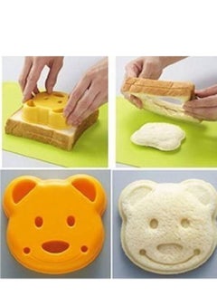 Buy DIY Picnic Kitchen Animal Mould Rice Shaper Bento Accessories Cute Panda Bear Sandwich Cutter Cake Bread Toast Maker Mini Shape in UAE