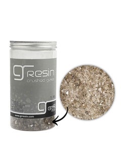 Buy Terrazzo Grade Soft Glass Hazel Decorative Aggregate for Countertops 1 KG in Saudi Arabia