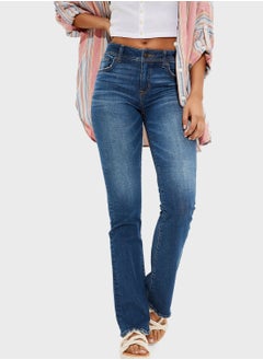 Buy High Waist Bootcut Jeans in UAE