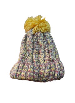 Buy The winter ice cap is made of durable, high-quality wool threads. It is lined from the inside in a way that makes you feel warm in a wonderful way. It is equipped with a ball of wonderful wool threads(yellow) in Egypt