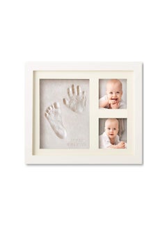 Buy Baby Handprint and Footprint Makers Kit, Keepsake Frame for Newborn Boys & Girls, Baby Girl Gifts & Baby Boy Gifts, New Mom Baby Shower Gifts, Non-Toxic Clay Baby Picture Frame Nursery Decor(1 Pack) in UAE
