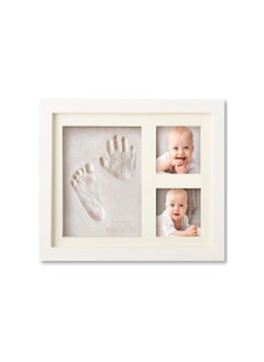 Buy Baby Handprint and Footprint Makers Kit, Keepsake Frame for Newborn Boys & Girls, Baby Girl Gifts & Baby Boy Gifts, New Mom Baby Shower Gifts, Non-Toxic Clay Baby Picture Frame Nursery Decor(1 Pack) in Saudi Arabia