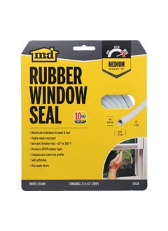 اشتري Water Resistant Rubber Window Seal for Medium Gaps White 5/16 x 204 Inch 63628 في السعودية