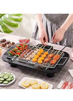 Buy Electric Barbeque Grill 2000W Tandoori Maker Indoor and Outdoor Grill, Non Stick, with 5 Temperature Adjustments, Portable Electric Grill, Non-Slip Feet in UAE