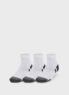 Buy Performance Cotton Quarter Socks (Pack of 3) in UAE