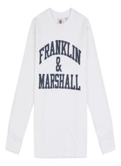 Buy Franklin and Marshall Logo Long Sleeved T Shirt in Saudi Arabia