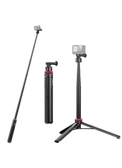 اشتري Ulanzi Go-Quick II Sports Camera Selfie Stick Tripod Magnetic Quick Release Mount Max.140cm/55in Extra Long Extension Replacement for GoPro 11/10/9/8 Insta360 Sports Cameras في الامارات