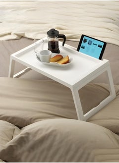 Buy Folding Bed Table White in Saudi Arabia