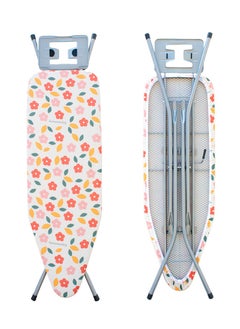 اشتري Mesh Ironing Board with Removable 100% Cotton Cover, Adjustable Legs Includes Extra Cotton Cover Assorted Designs في الامارات