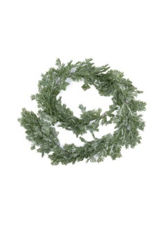 اشتري Gulf Flowers Christmas Garland – Ice Finish Decoration for Tree & Holiday Decor في الامارات