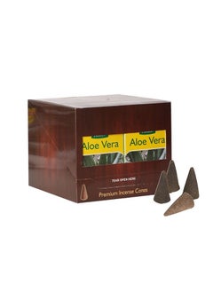 اشتري Aloe Vera  Dhoop Cone 15 Piece Agarbathi Incense Pack of 12 في الامارات