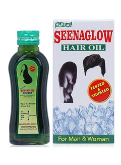 Buy Herbal Hair Oil SeenaGlow Strengthens the Scalp, Promotes Hair Growth, Treats Dandruff and Increases the Quality Life of Hair, Organic Hair Treatment Oil for Healthy Hair for Women and Men 100ml. in UAE