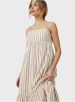 Buy Strappy Tiered Dress in Saudi Arabia