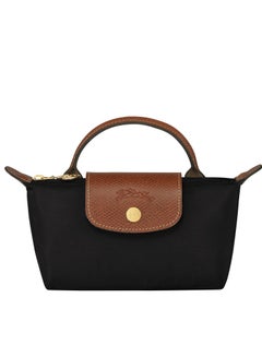 Buy Longchamp Women's Mini Makeup Bag, Handbag, Shoulder Bag Black Classic in Saudi Arabia