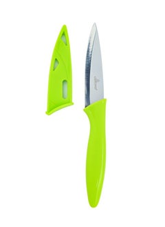 اشتري Kitchen Knife - 5 In. Utility Knife, With Cover - green في الامارات