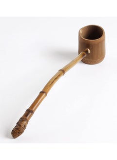 اشتري Bamboo Water Ladle Japanese Style Long Handle Hishaku Bailer Water Dipper في الامارات