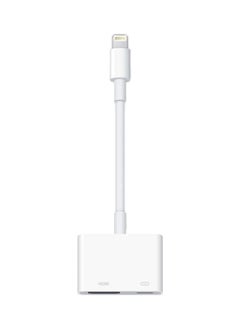 اشتري Lightning To HDMI Digital AV Adapter For Apple White في السعودية